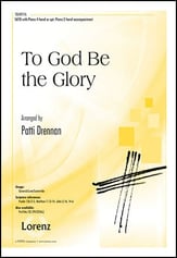 To God Be the Glory SATB choral sheet music cover